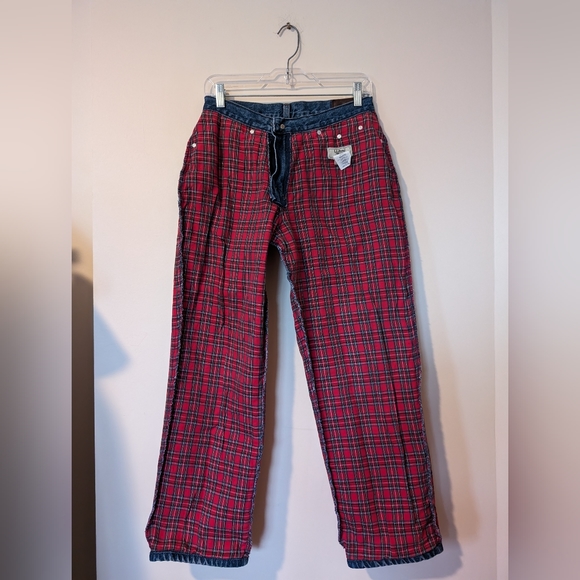 L.L.BEAN, DOUBLE l, RELAXED FIT, SIZE 6P, denim shell, cotton lined, high waist. - Picture 10 of 12